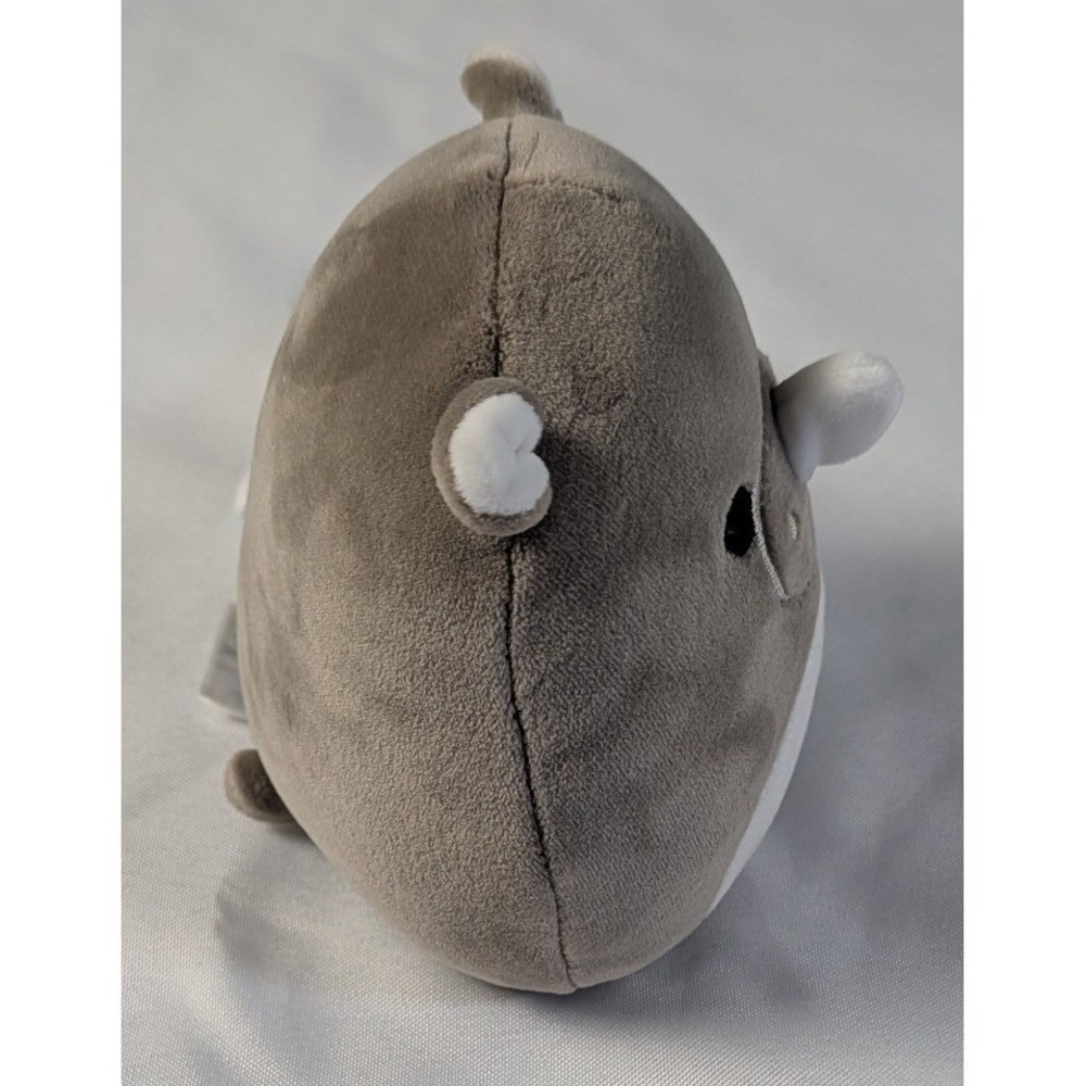 Squishmallows Irving the Rhino 5 Inch Grey White Plush Stuffed Animal Toy NWT - Picture 3 of 7
